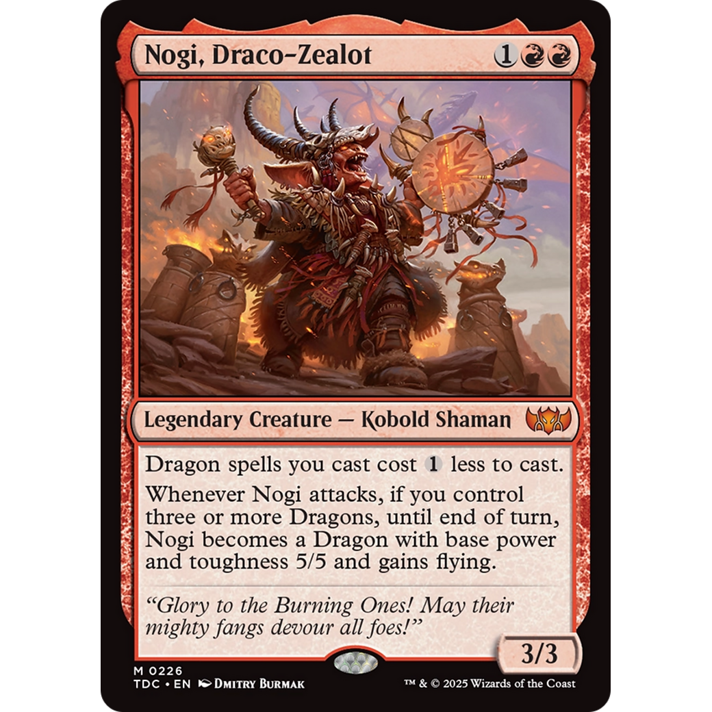Nogi, Draco-Zealot (TDC-226) - Commander: Tarkir: Dragonstorm