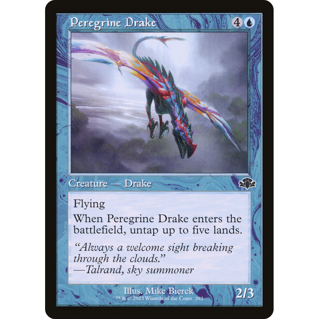 Peregrine Drake (Retro Frame) (DMR-292) - Dominaria Remastered