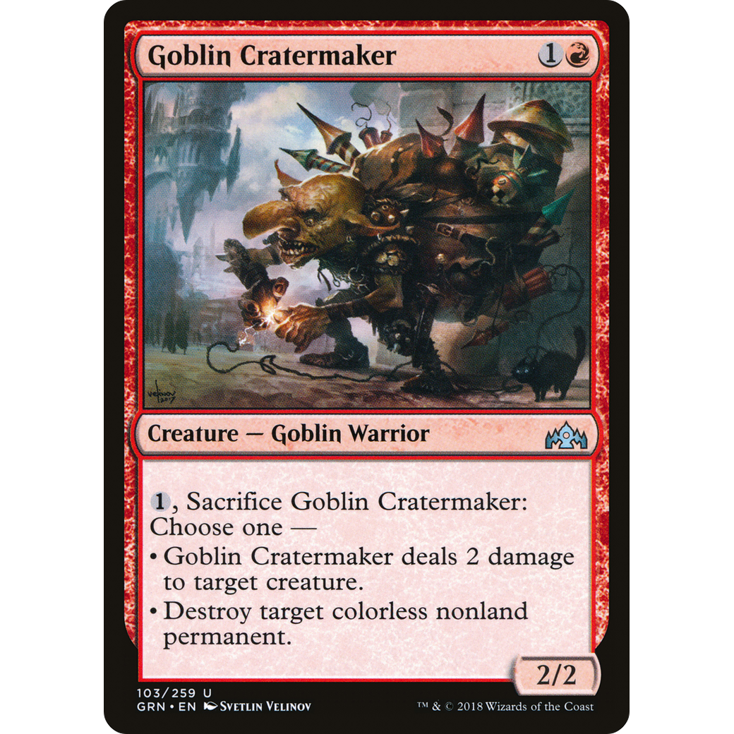 Goblin Cratermaker (GRN-103) - Guilds of Ravnica Foil