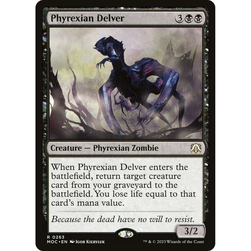 Phyrexian Delver (MOC-263) - March of the Machine Commander