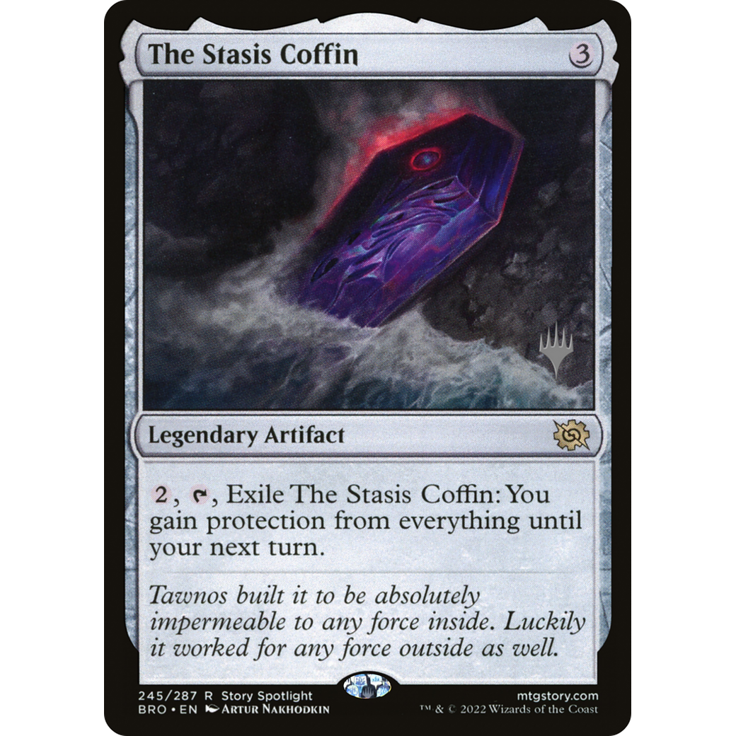 The Stasis Coffin (PPBRO-245) - The Brothers' War Promos Foil