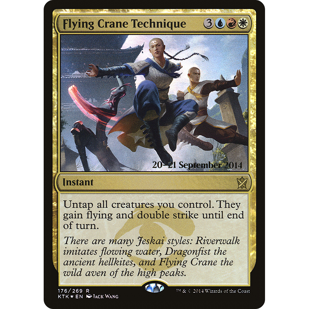 Flying Crane Technique (PRE-176) - Khans of Tarkir Promos Foil