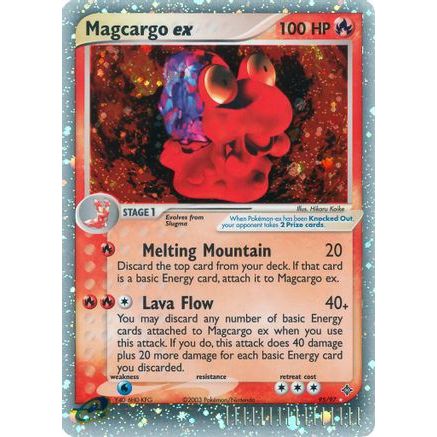 Magcargo ex 95/97 - Dragon Holofoil