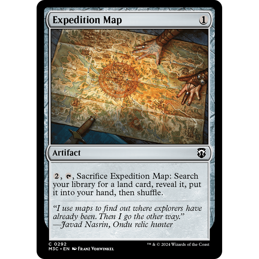 Expedition Map (M3C-292) - Modern Horizons 3 Commander Foil