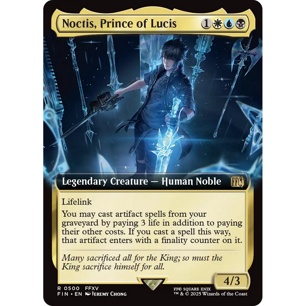 Noctis, Prince of Lucis (FIN-500) - FINAL FANTASY: (Extended Art)