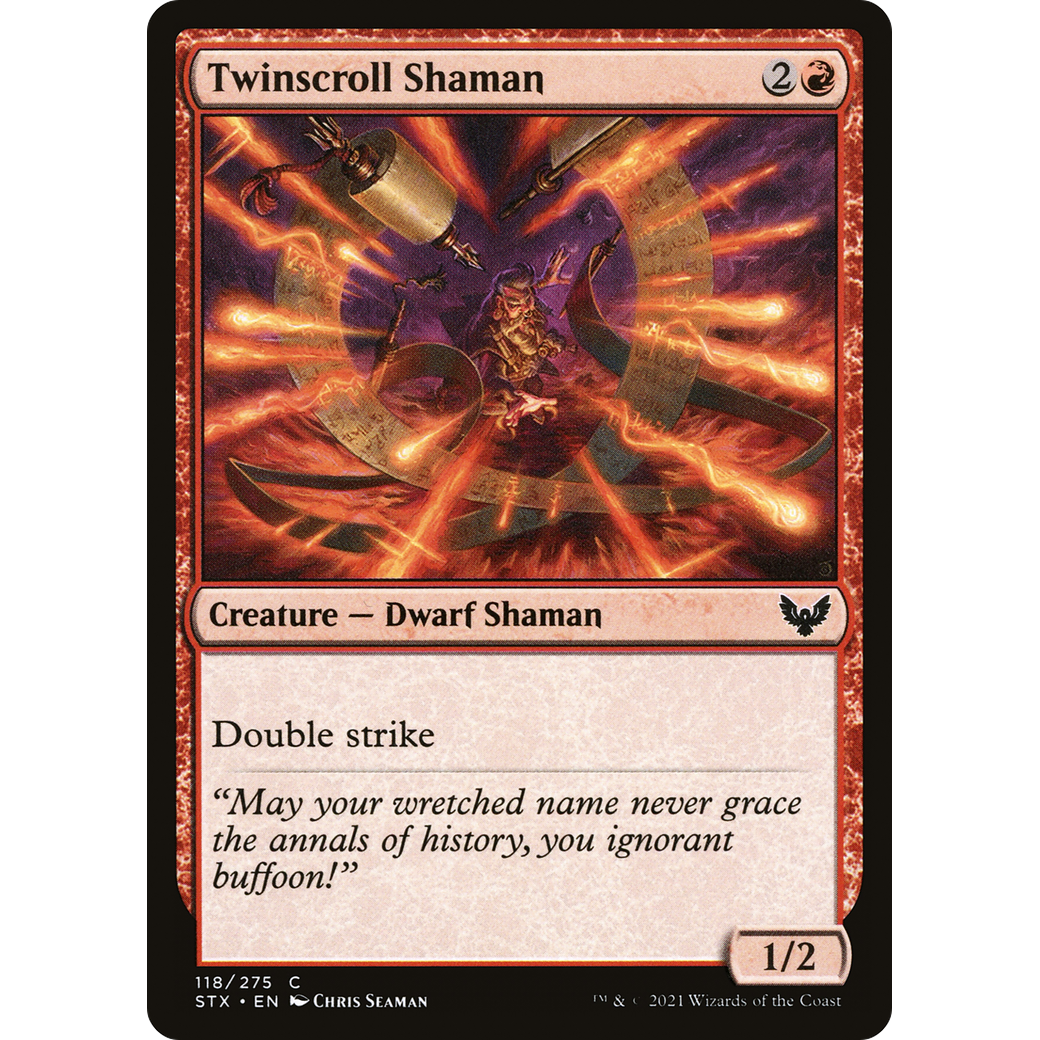 Twinscroll Shaman (STX-118) - Strixhaven: School of Mages Foil