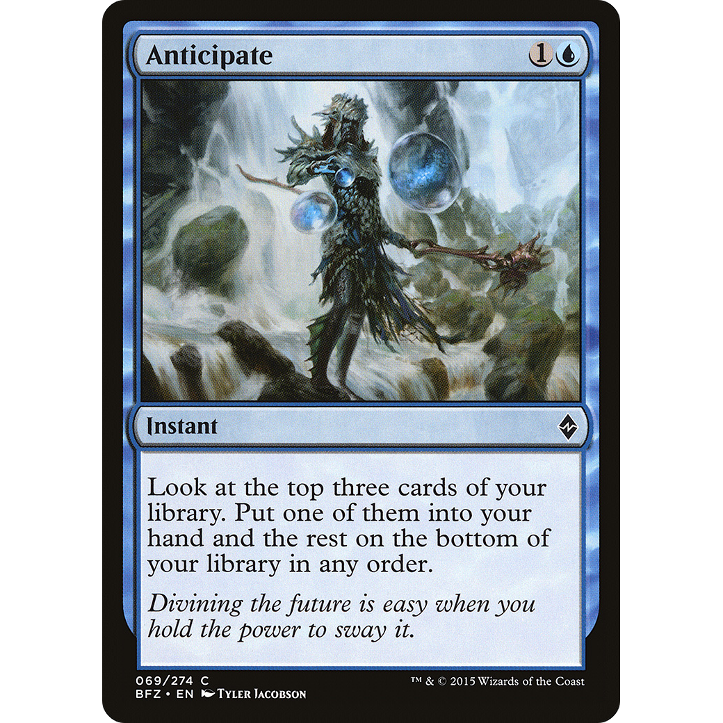 Anticipate (BFZ-069) - Battle for Zendikar Foil