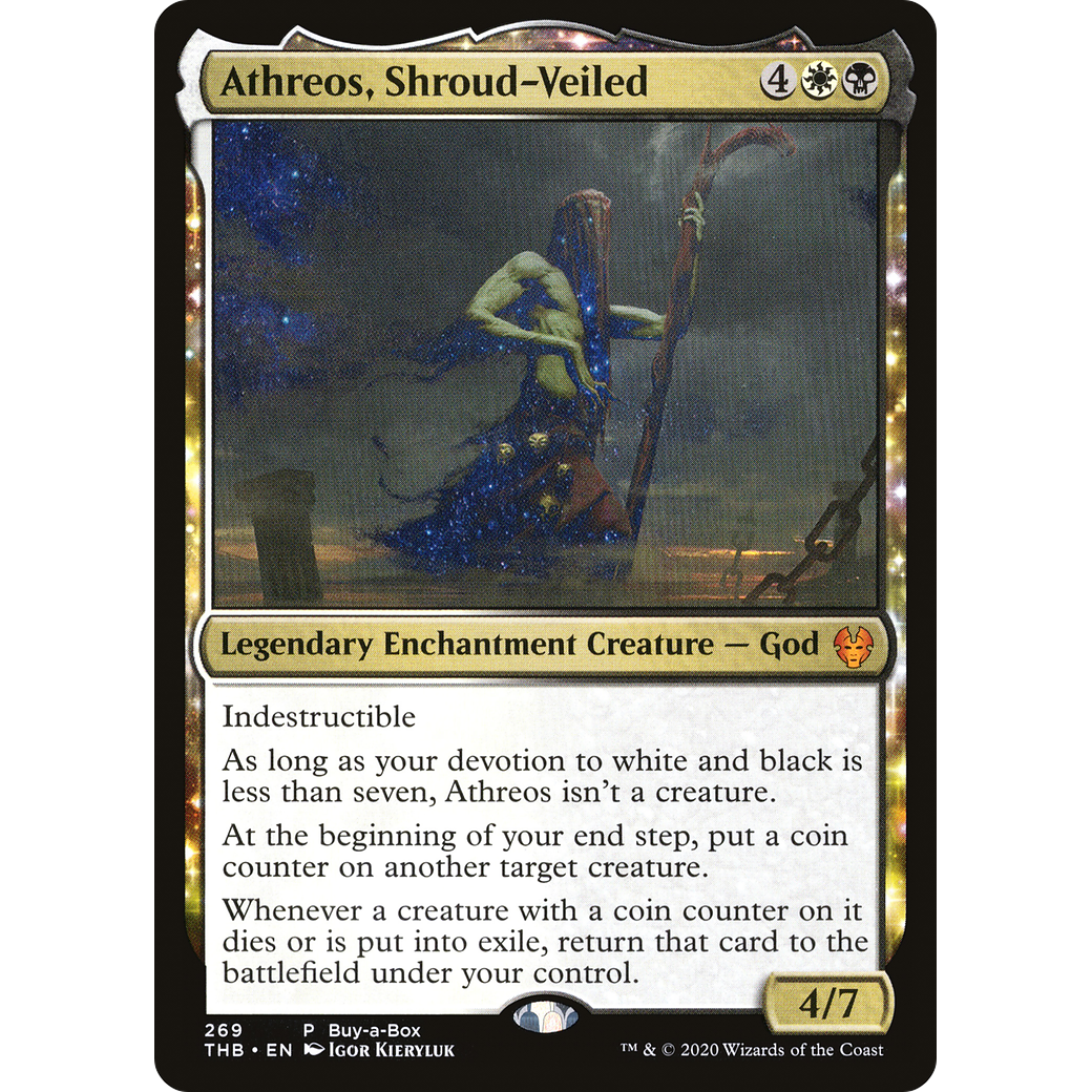 Athreos, Shroud-Veiled (BABP-269) - Theros Beyond Death: (enchantment) Foil