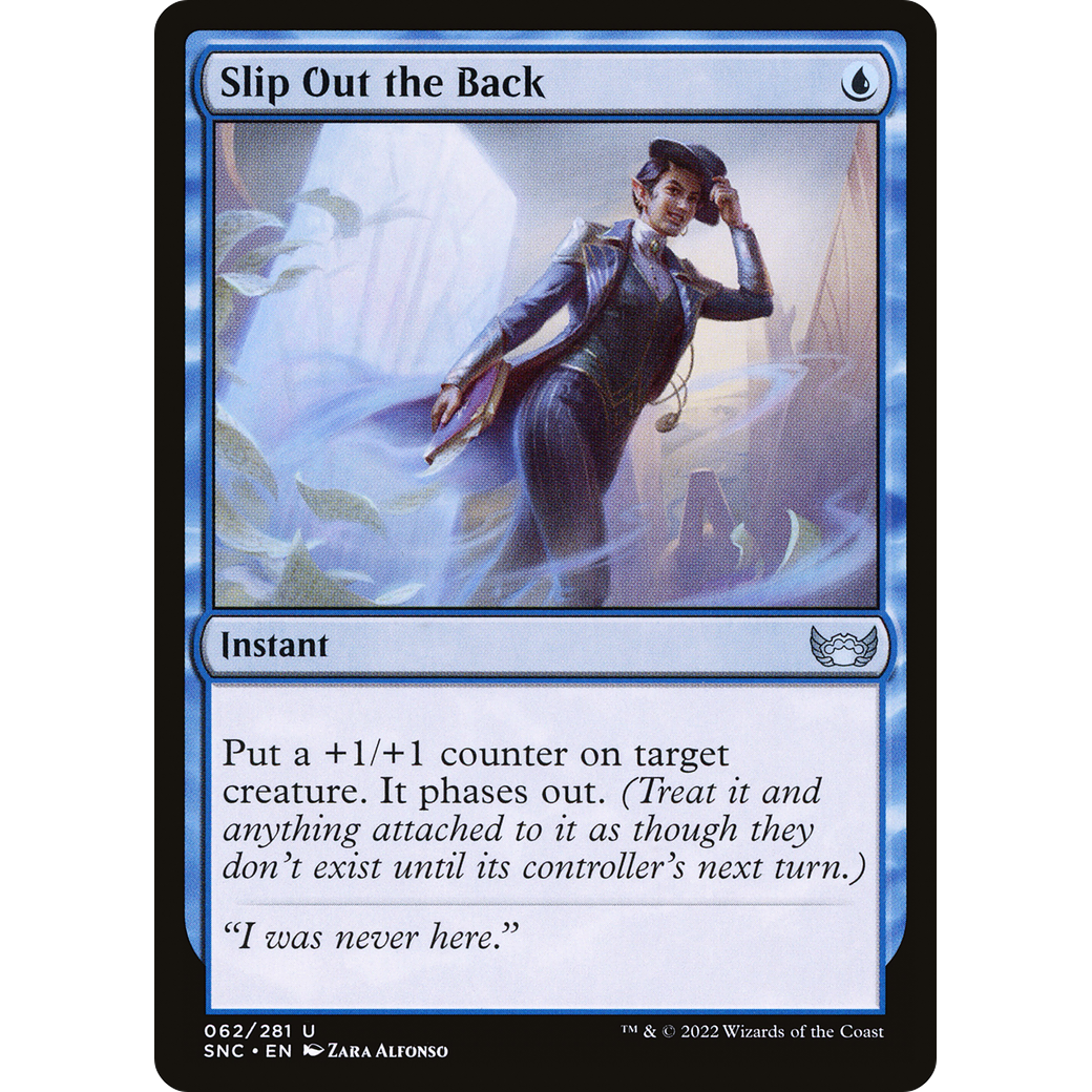 Slip Out the Back (SNC-062) - Streets of New Capenna Foil