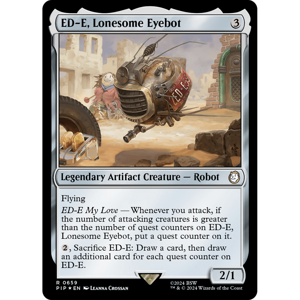 ED-E, Lonesome Eyebot (PIP-659) - Fallout Foil