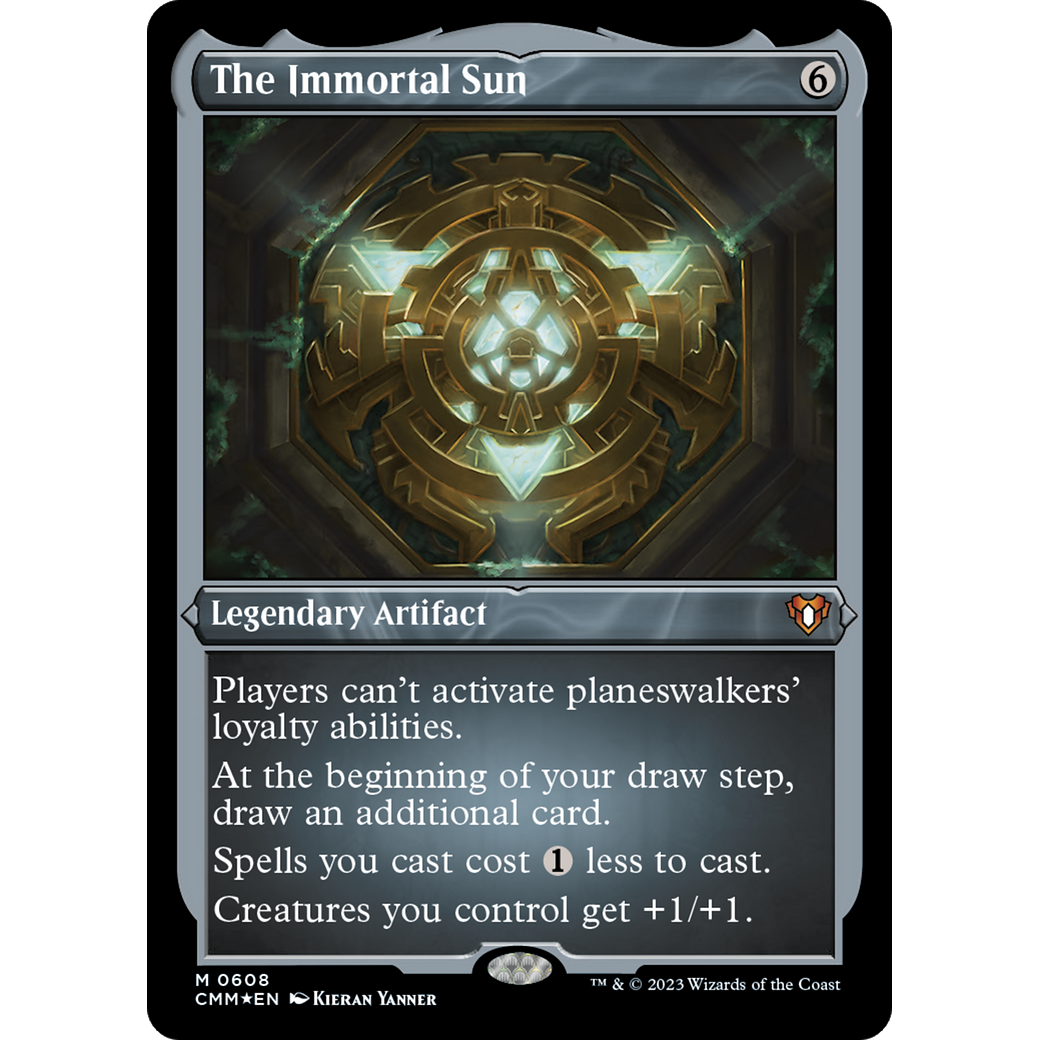 The Immortal Sun (CMM-608) - Commander Masters Etched Foil