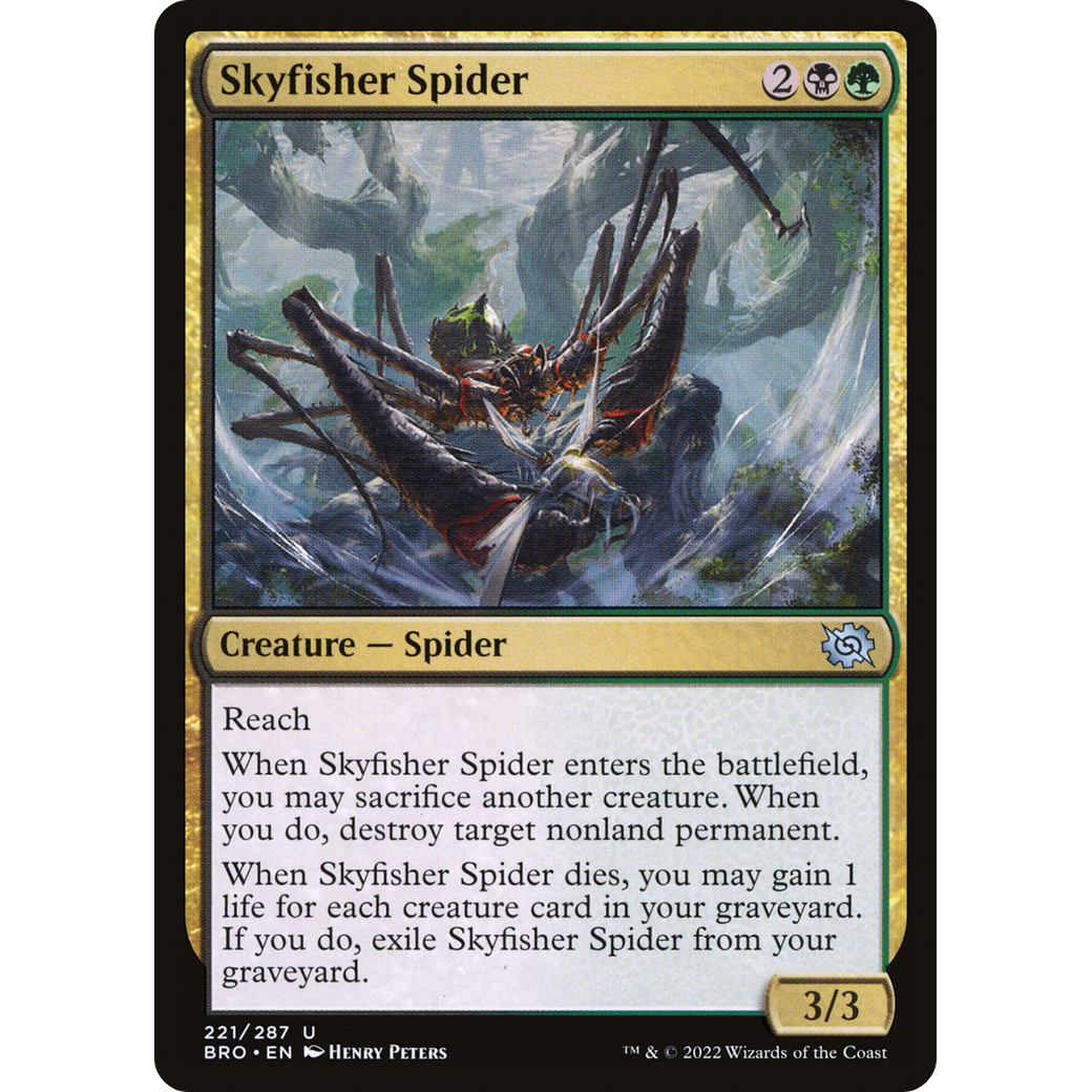 Skyfisher Spider (BRO-221) - The Brothers' War Foil