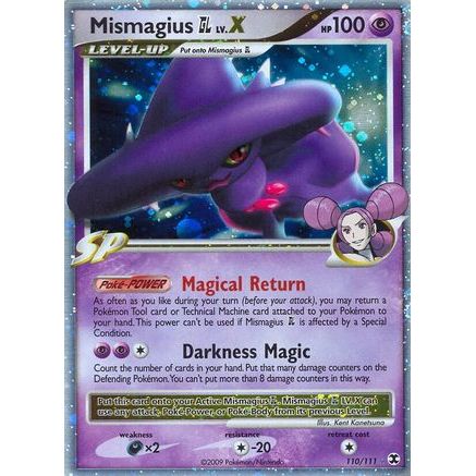 Mismagius GL Lv.X 110/111 - Rising Rivals Holofoil