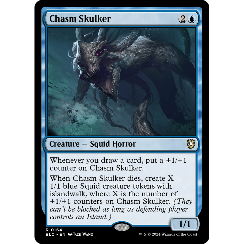 Chasm Skulker (BLC-164) - Bloomburrow Commander