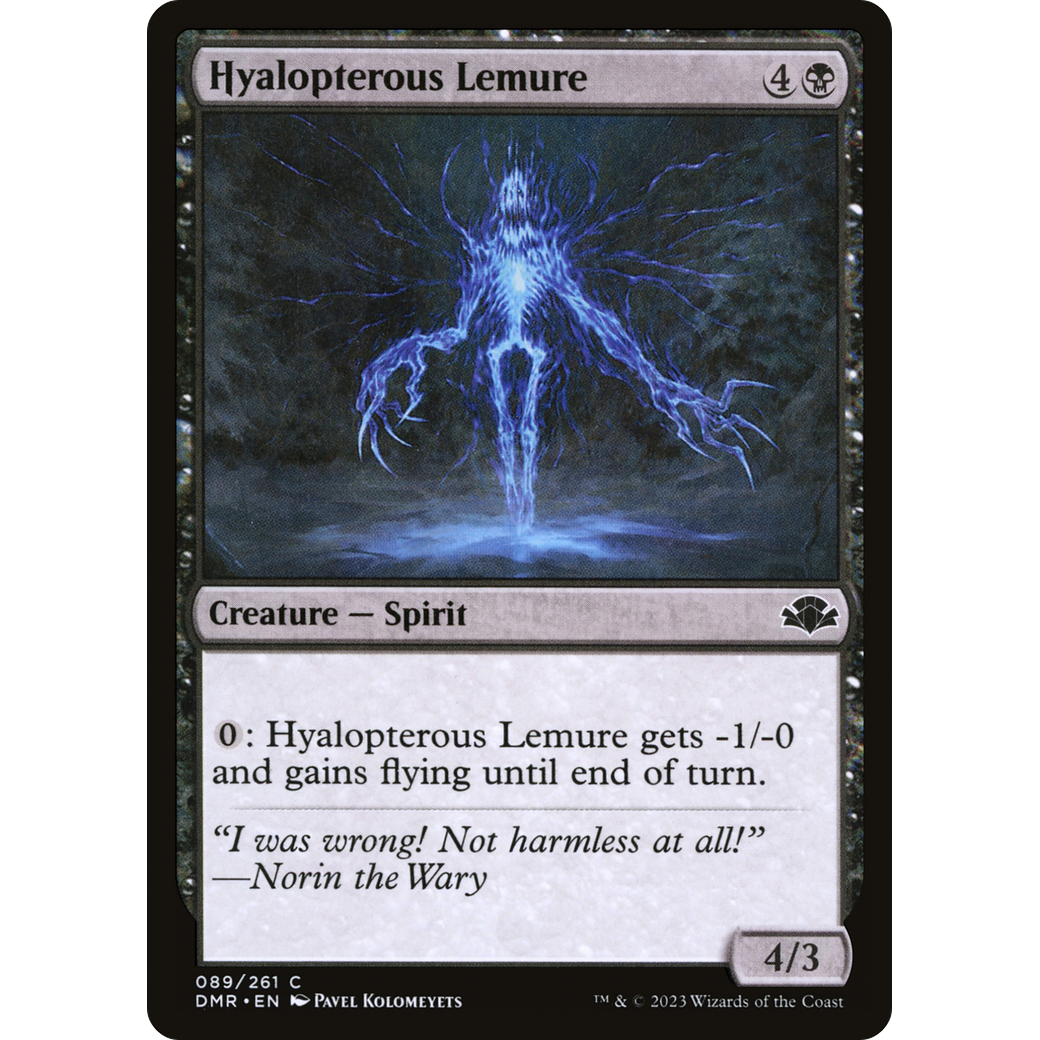Hyalopterous Lemure (DMR-089) - Dominaria Remastered