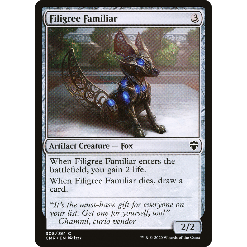 Filigree Familiar (CMR-308) - Commander Legends Foil