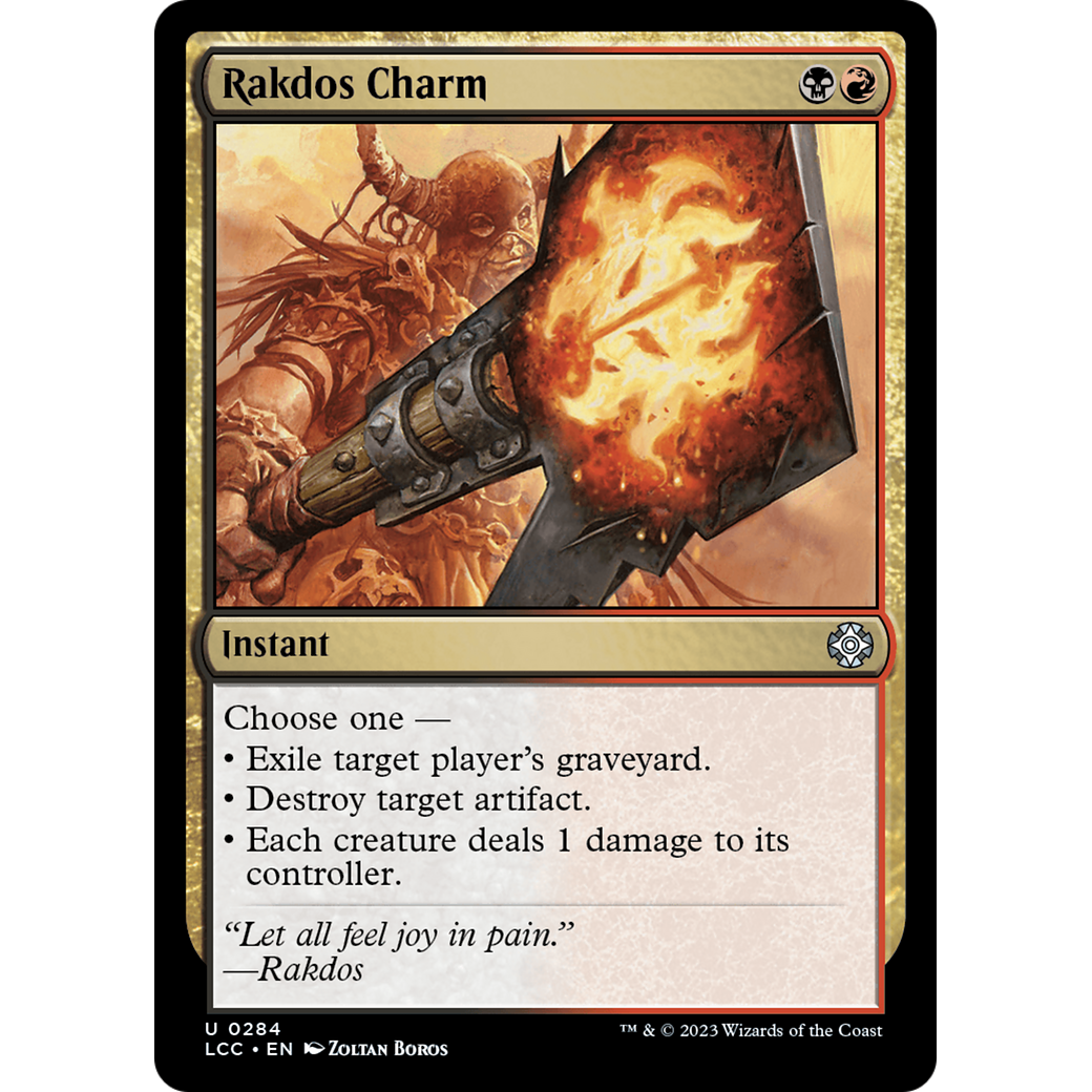 Rakdos Charm (LCC-284) - The Lost Caverns of Ixalan Commander