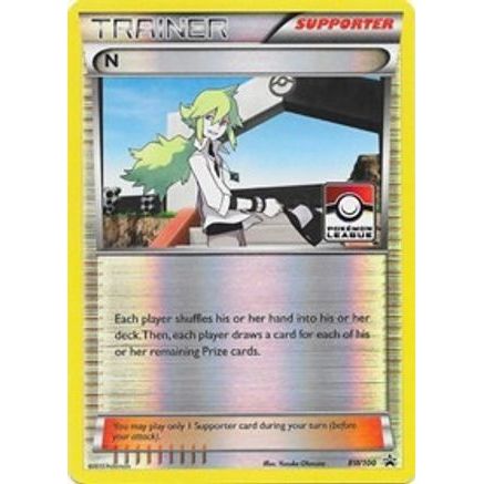 N (Supporter) - BW100 BW100/101 - Black and White Promos Holofoil