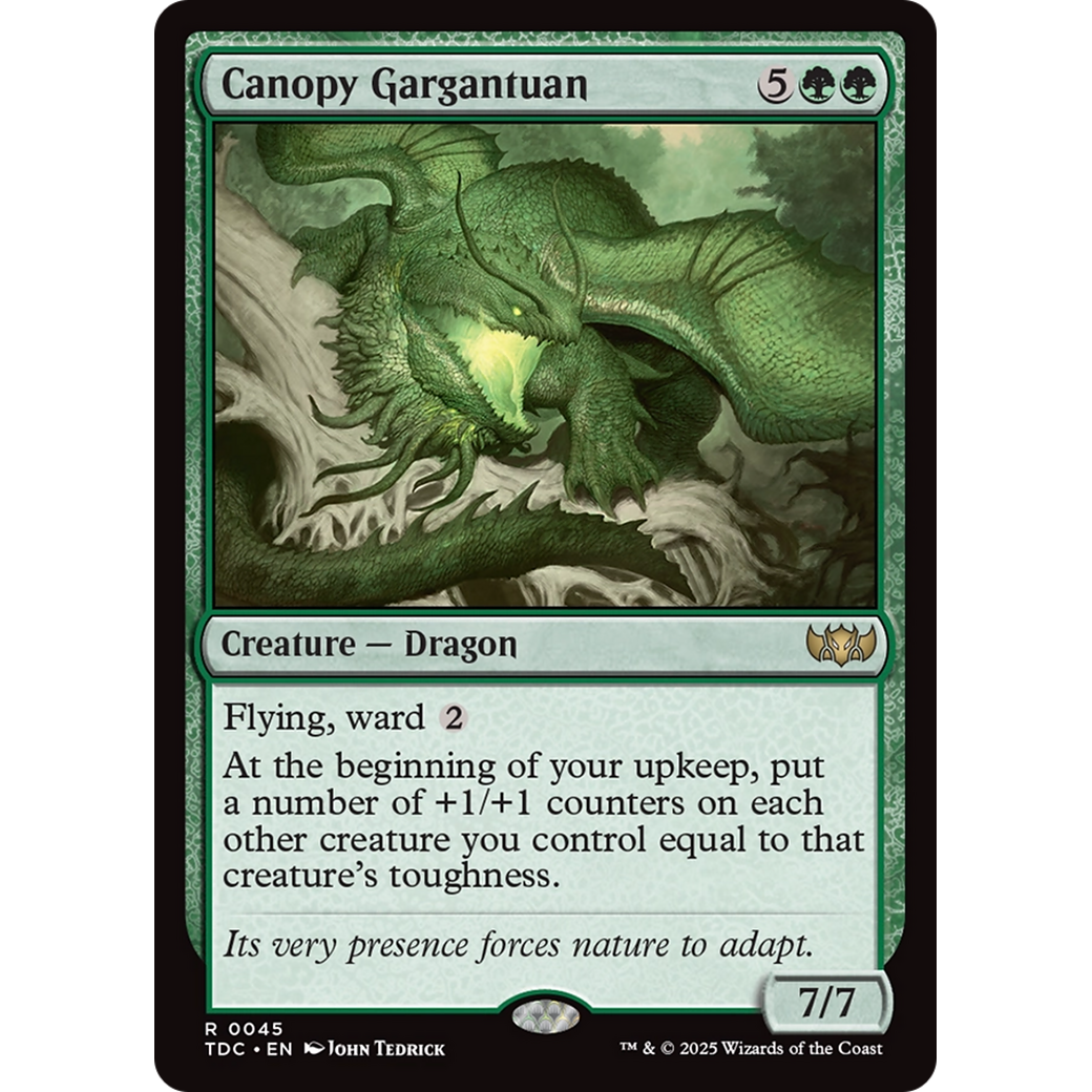 Canopy Gargantuan (TDC-045) - Commander: Tarkir: Dragonstorm