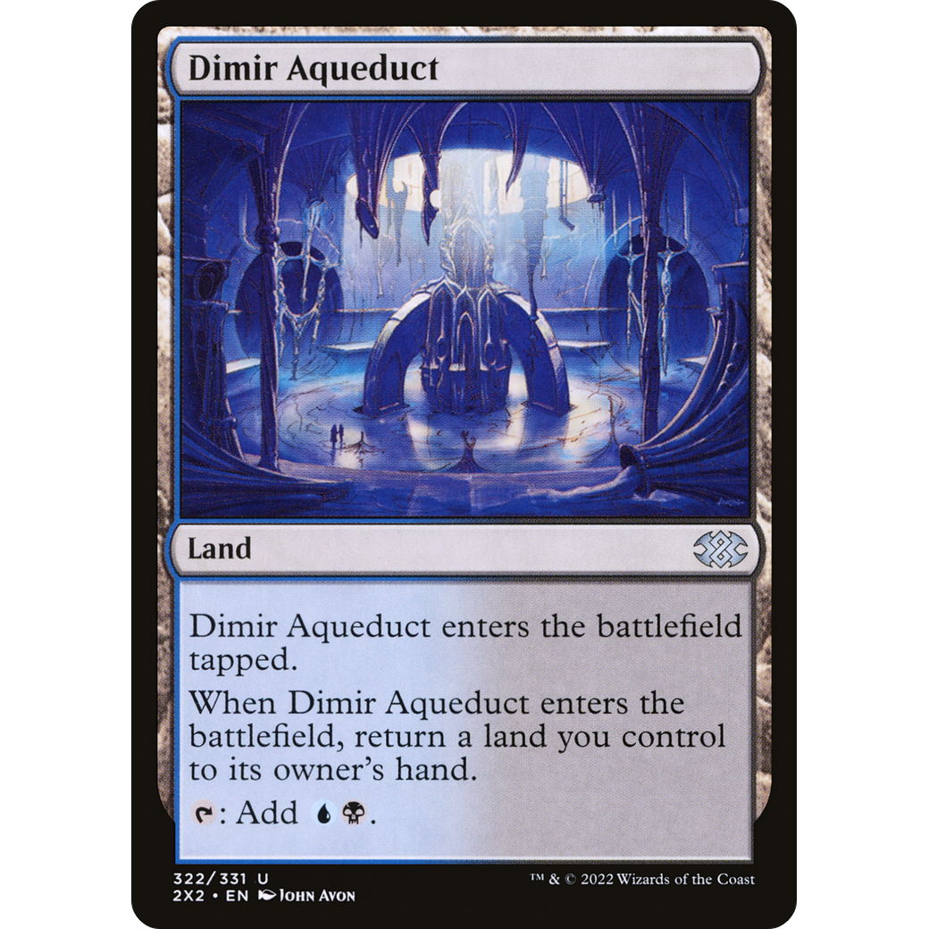 Dimir Aqueduct (2X2-322) - Double Masters 2022 Foil
