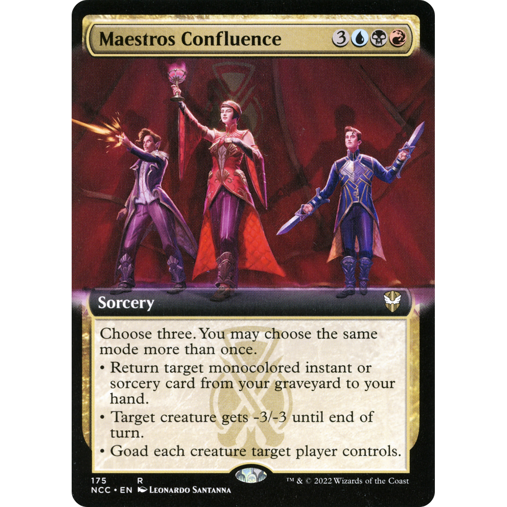 Maestros Confluence (Extended Art) (NCC-175) - New Capenna Commander: (Extended Art)