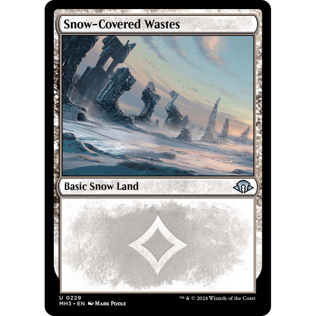 Snow-Covered Wastes (MH3-229) - Modern Horizons 3: (snow) Foil