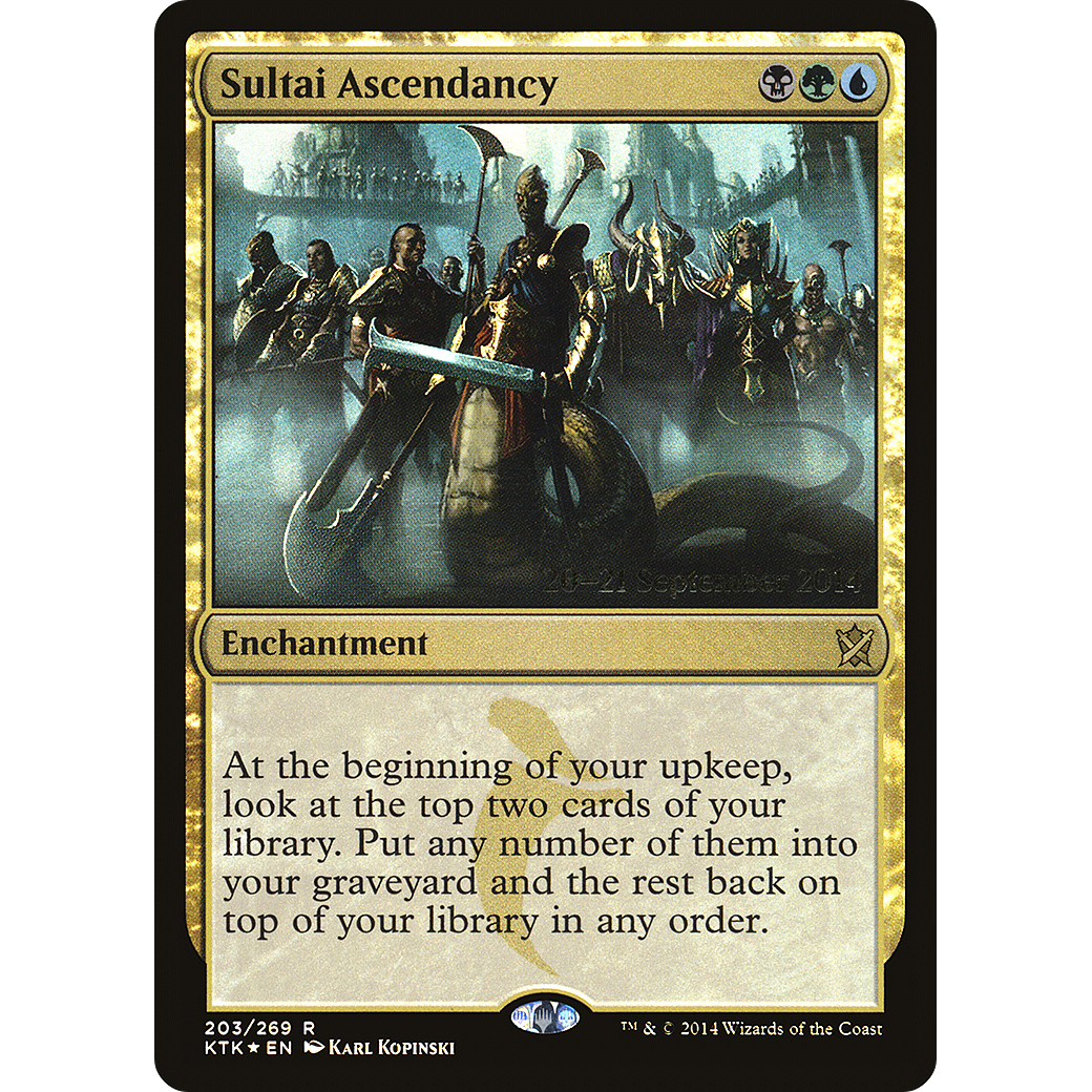 Sultai Ascendancy (PRE-203) - Khans of Tarkir Promos Foil