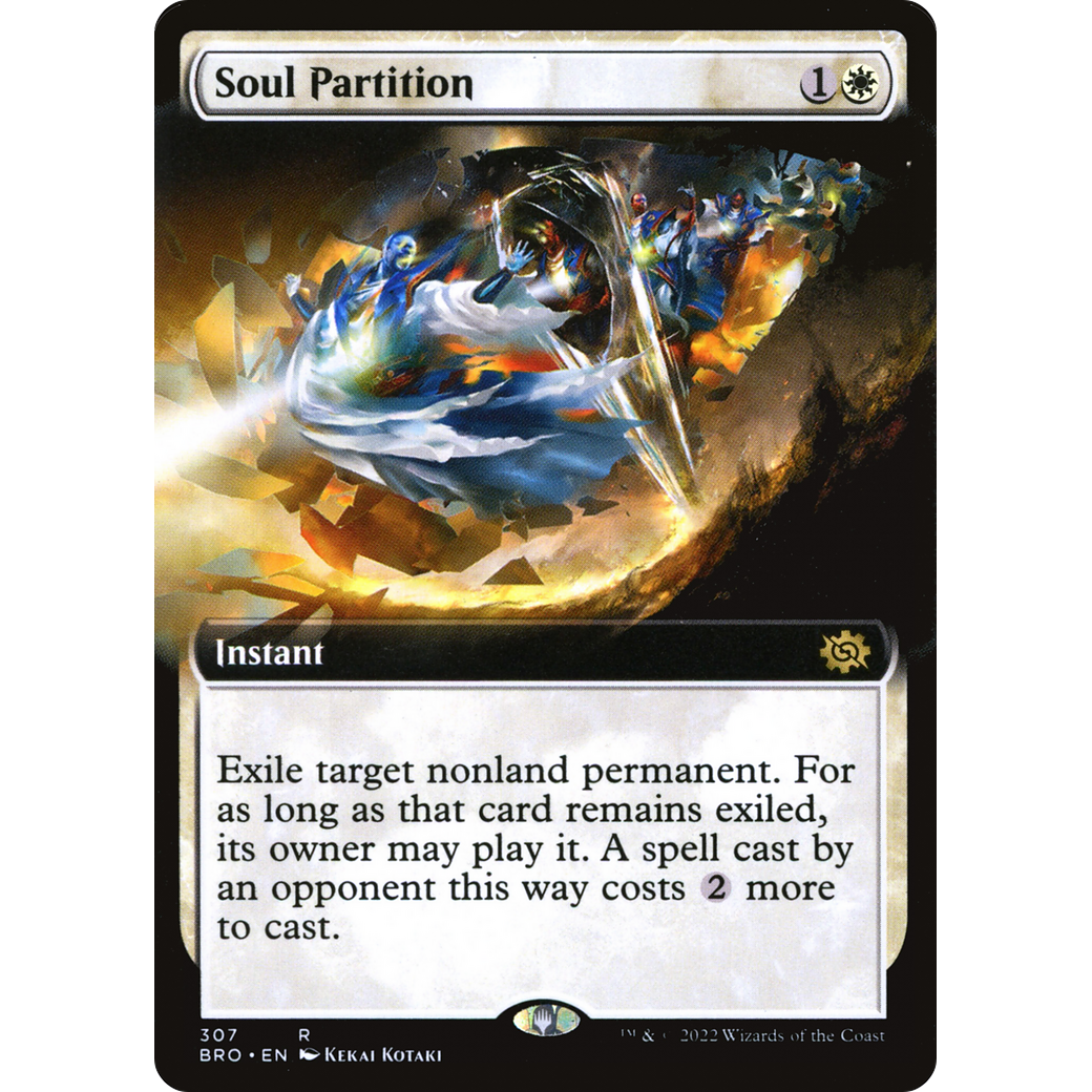 Soul Partition (Extended Art) (BRO-307) - The Brothers' War: (Extended Art)