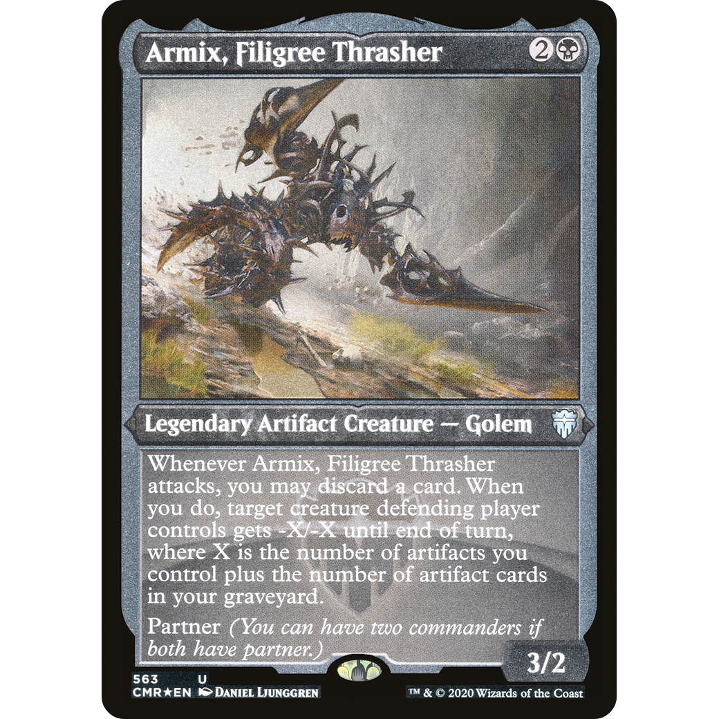 Armix, Filigree Thrasher (Foil Etched) (CMR-563) - Commander Legends Foil