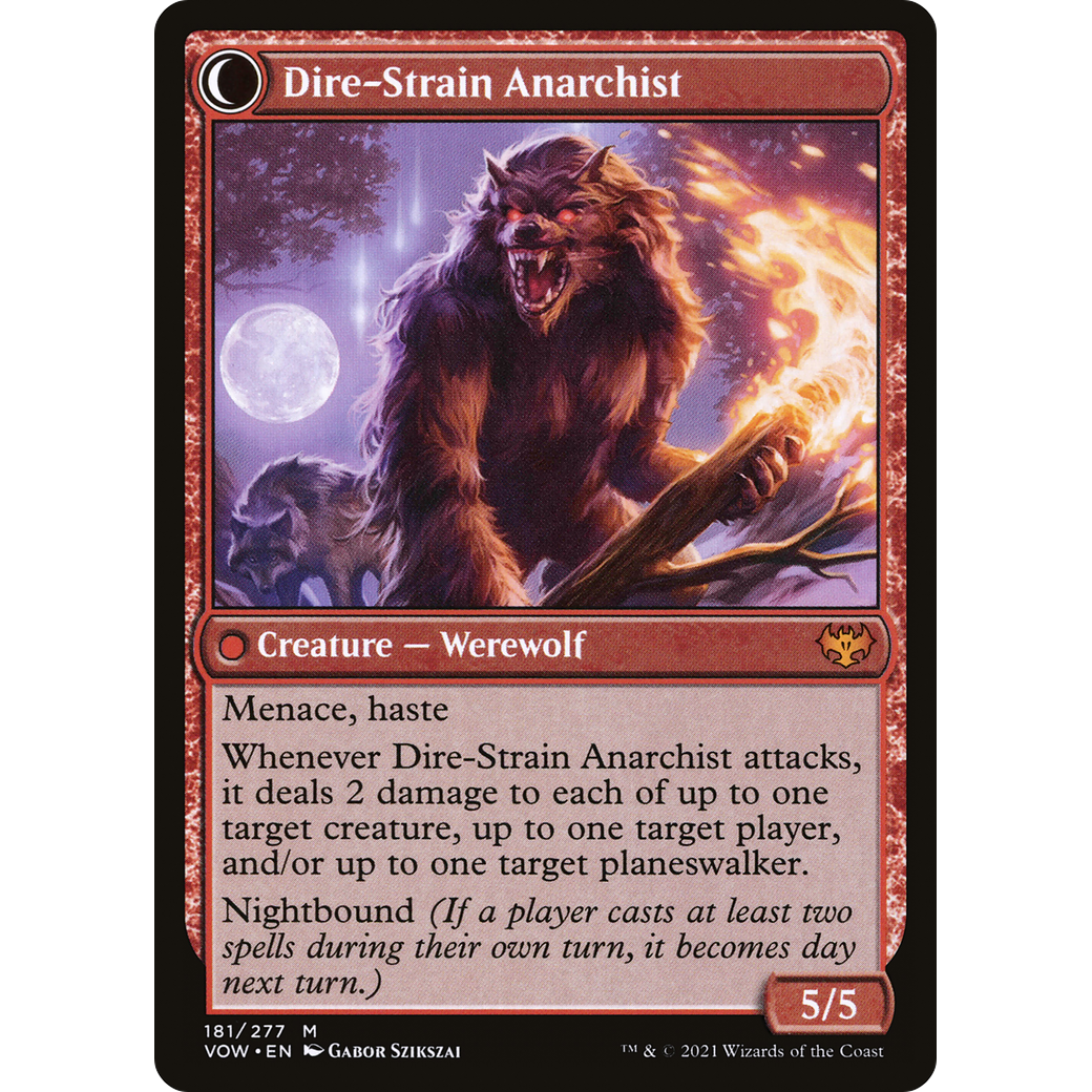 Volatile Arsonist (VOW-181) - Innistrad: Crimson Vow: (Double Faced Transform) Foil