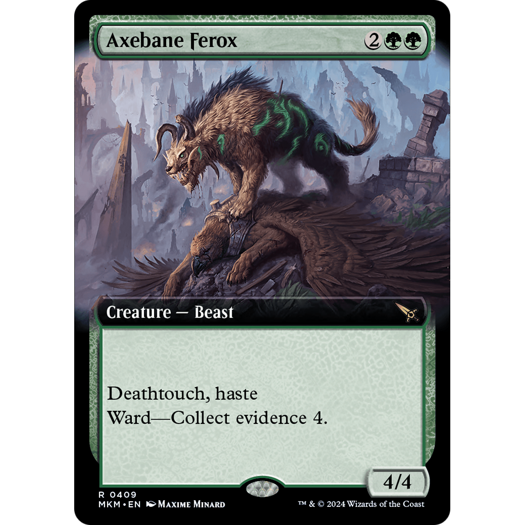 Axebane Ferox (MKM-409) - Murders at Karlov Manor: (Extended Art) Foil