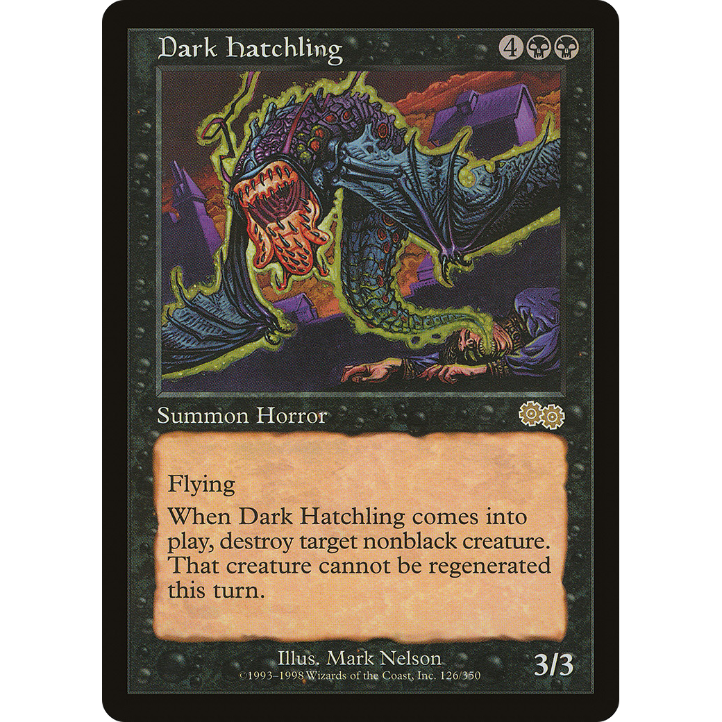 Dark Hatchling (USG-126) - Urza's Saga