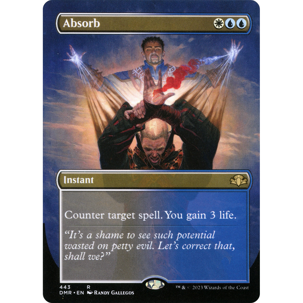 Absorb (Borderless) (DMR-443) - Dominaria Remastered (Borderless) Foil