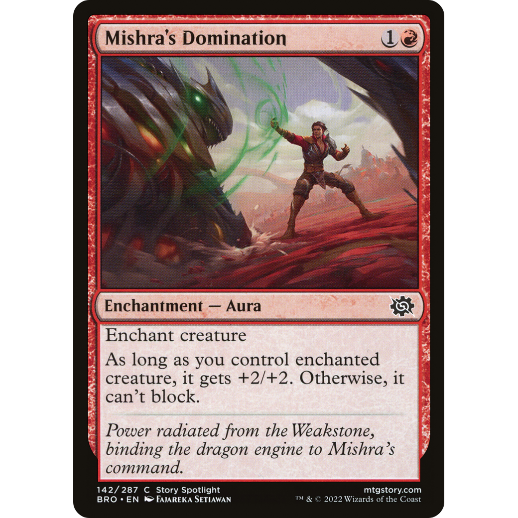 Mishra's Domination (BRO-142) - The Brothers' War Foil