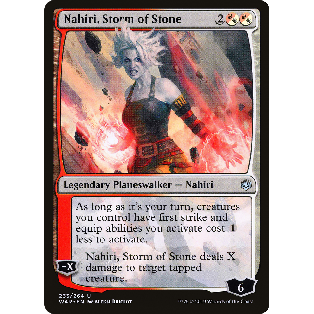 Nahiri, Storm of Stone (WAR-233) - War of the Spark