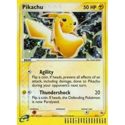 Pikachu - 012 (EX Series Collector's Tin) 12/40 - Nintendo Promos Holofoil