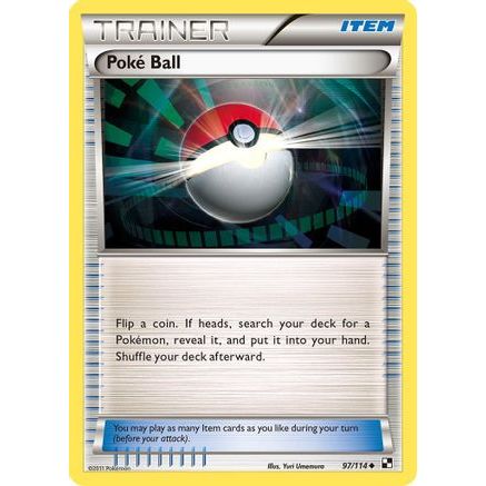 Poke Ball 97/114 - Black and White