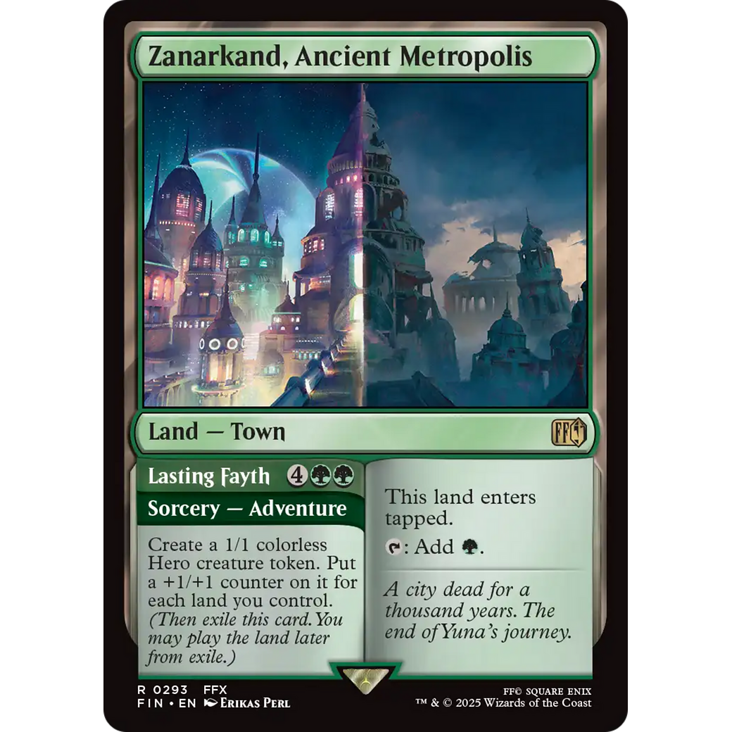 Zanarkand, Ancient Metropolis // Lasting Fayth (FIN-293) - FINAL FANTASY Foil