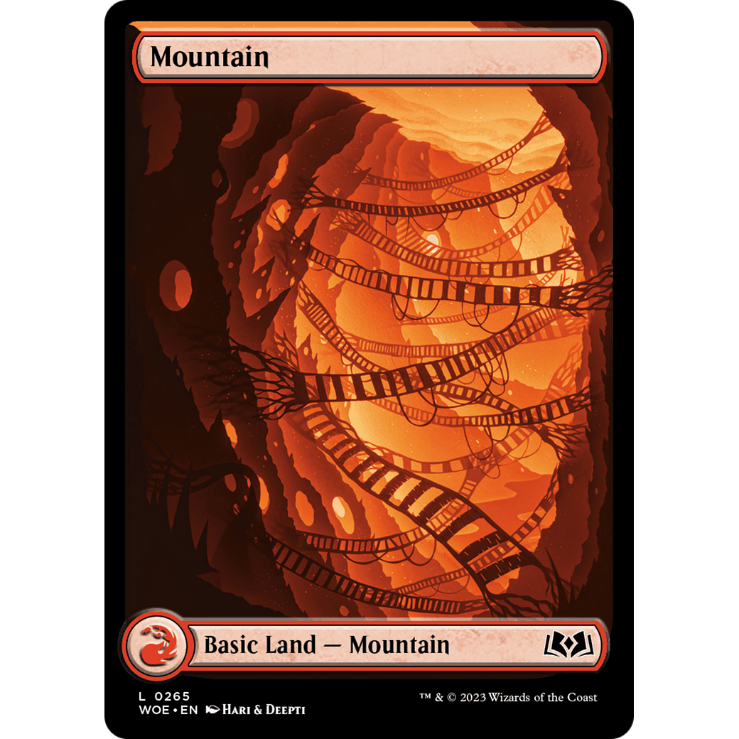 Mountain (WOE-265) - Wilds of Eldraine: (Full Art)