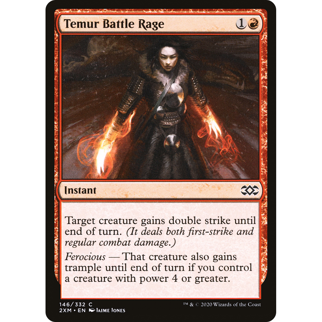 Temur Battle Rage (2XM-146) - Double Masters Foil