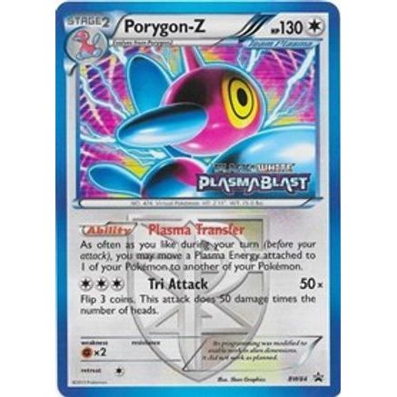 Porygon-Z (Team Plasma) - BW84 (Prerelease) BW84/101 - Black and White Promos Holofoil