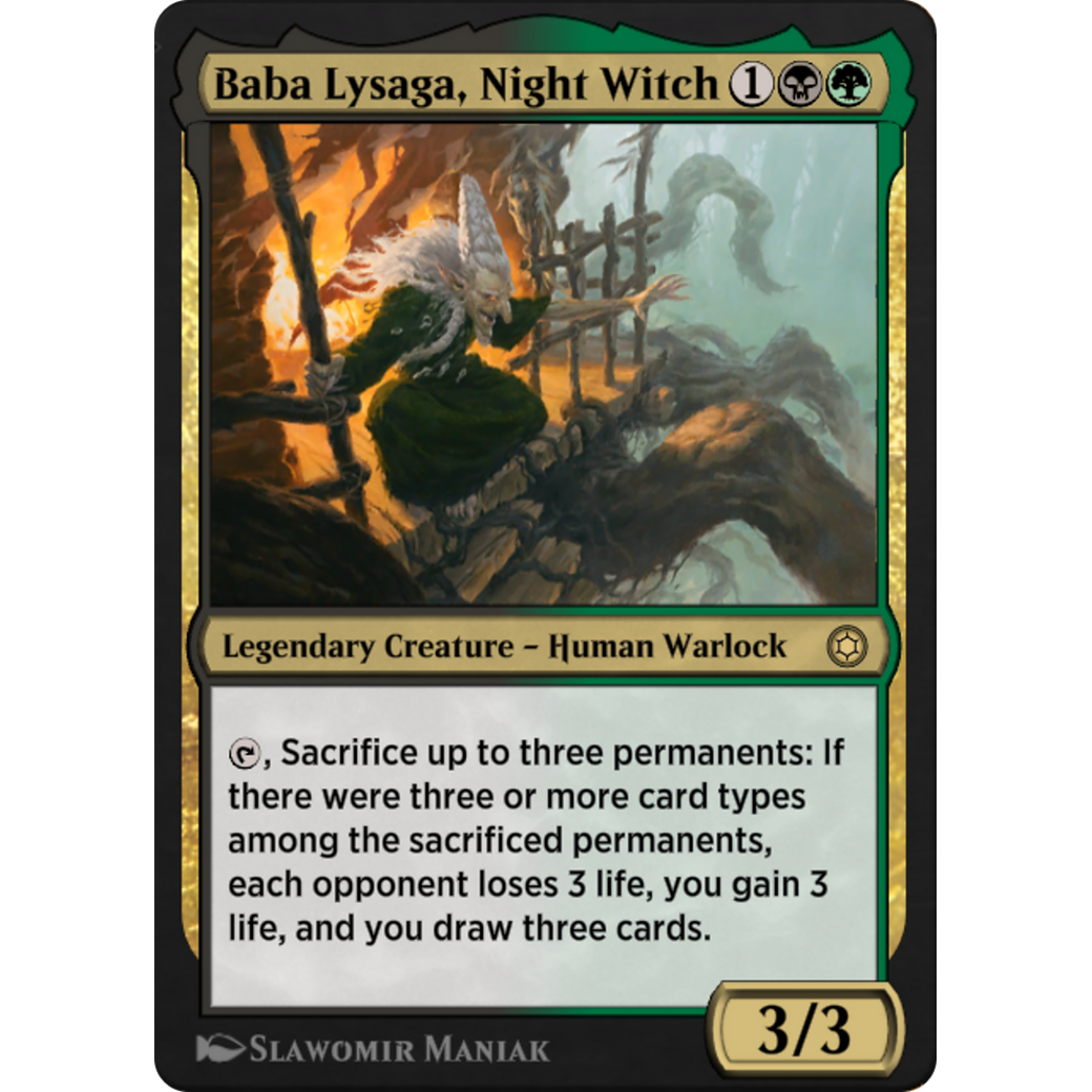 Baba Lysaga, Night Witch (HBG-232) - Alchemy Horizons: Baldur's Gate