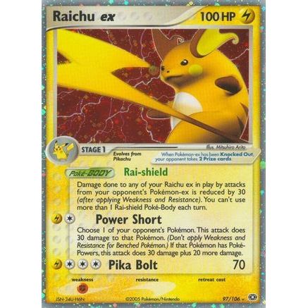 Raichu ex 97/106 - Emerald Holofoil