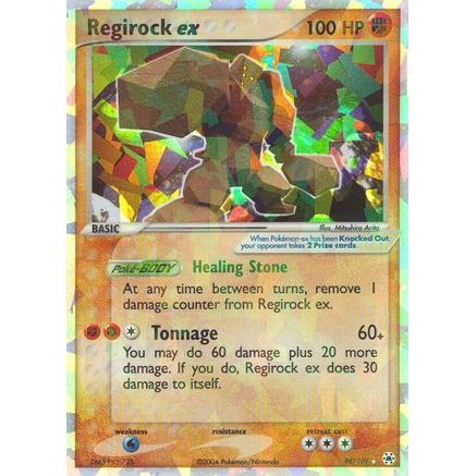 Regirock ex 98/101 - Hidden Legends Holofoil