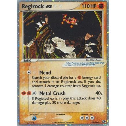 Regirock ex 99/106 - Emerald Holofoil