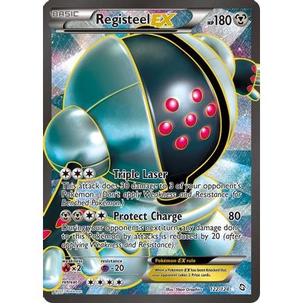 Registeel EX (122 Full Art) 122/124 - Dragons Exalted Holofoil