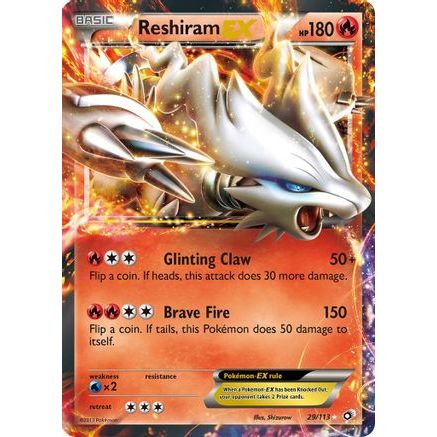 Reshiram EX 29/113 - Legendary Treasures Holofoil