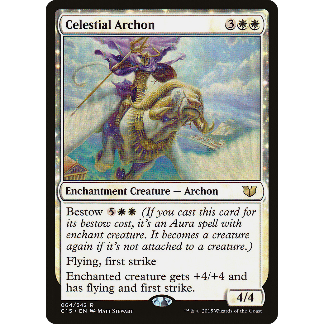 Celestial Archon (C15-064) - Commander 2015: (enchantment)