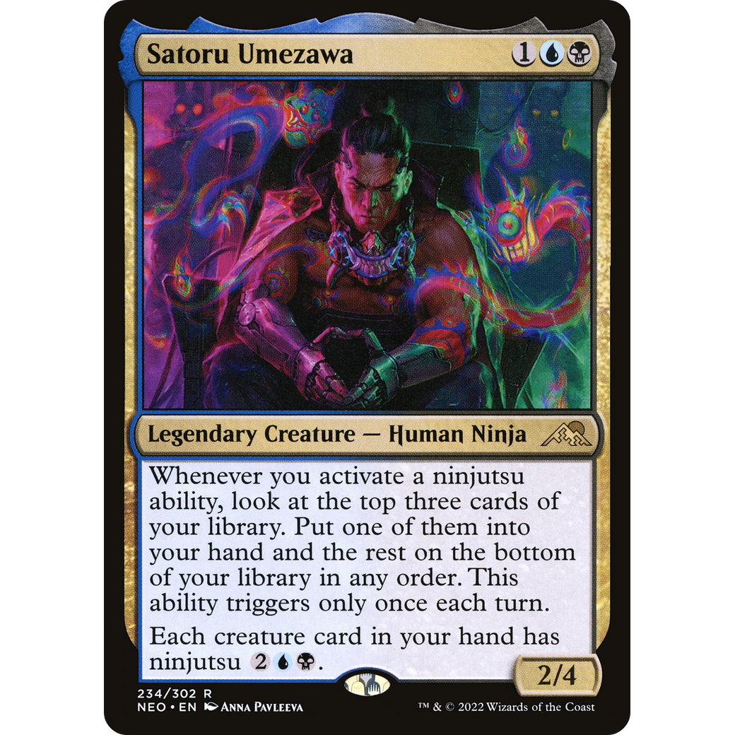 Satoru Umezawa (NEO-234) - Kamigawa: Neon Dynasty Foil