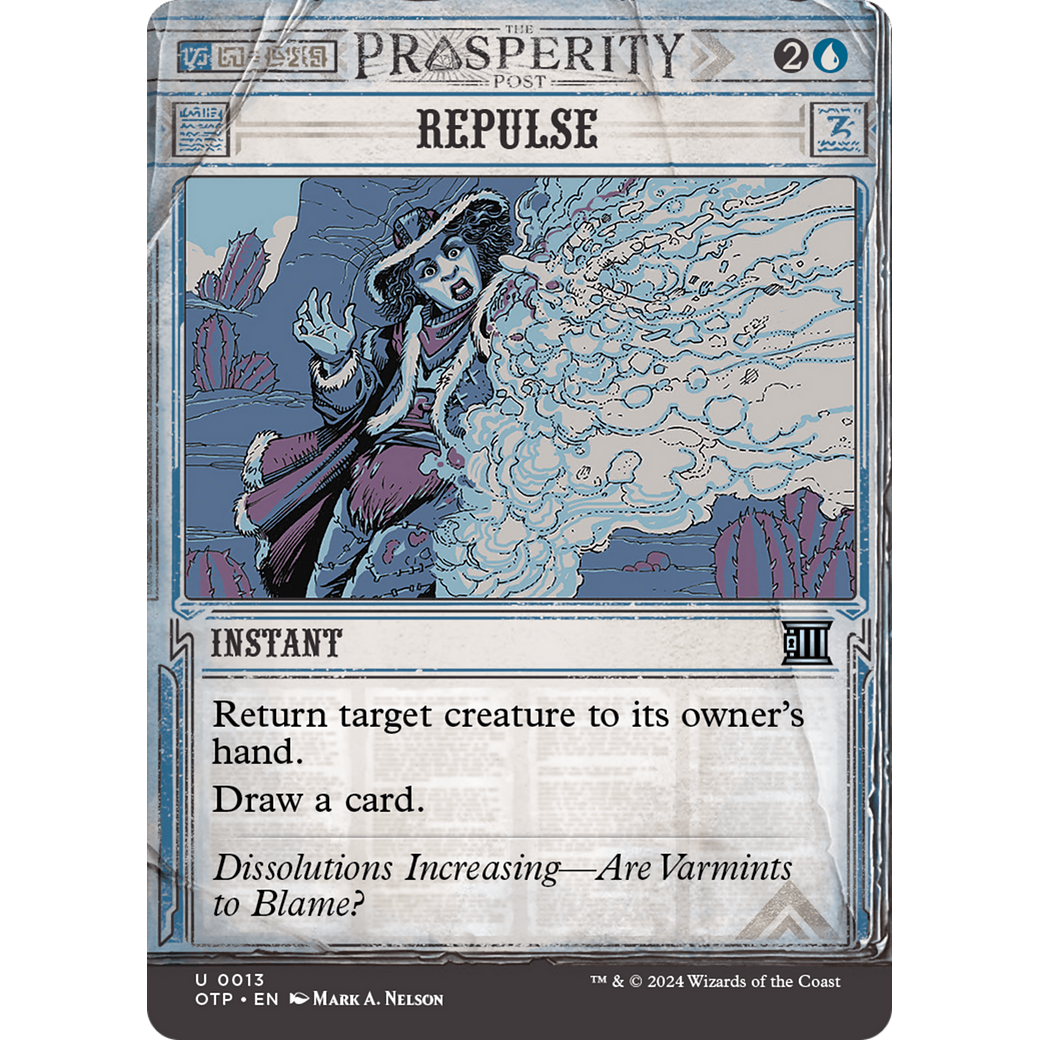 Repulse (OTP-013) - Breaking News: (Showcase) (Borderless) Foil